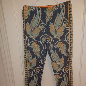 Gretchen Scott Gripless Pull On Pants Weathered.  Sz L NWT